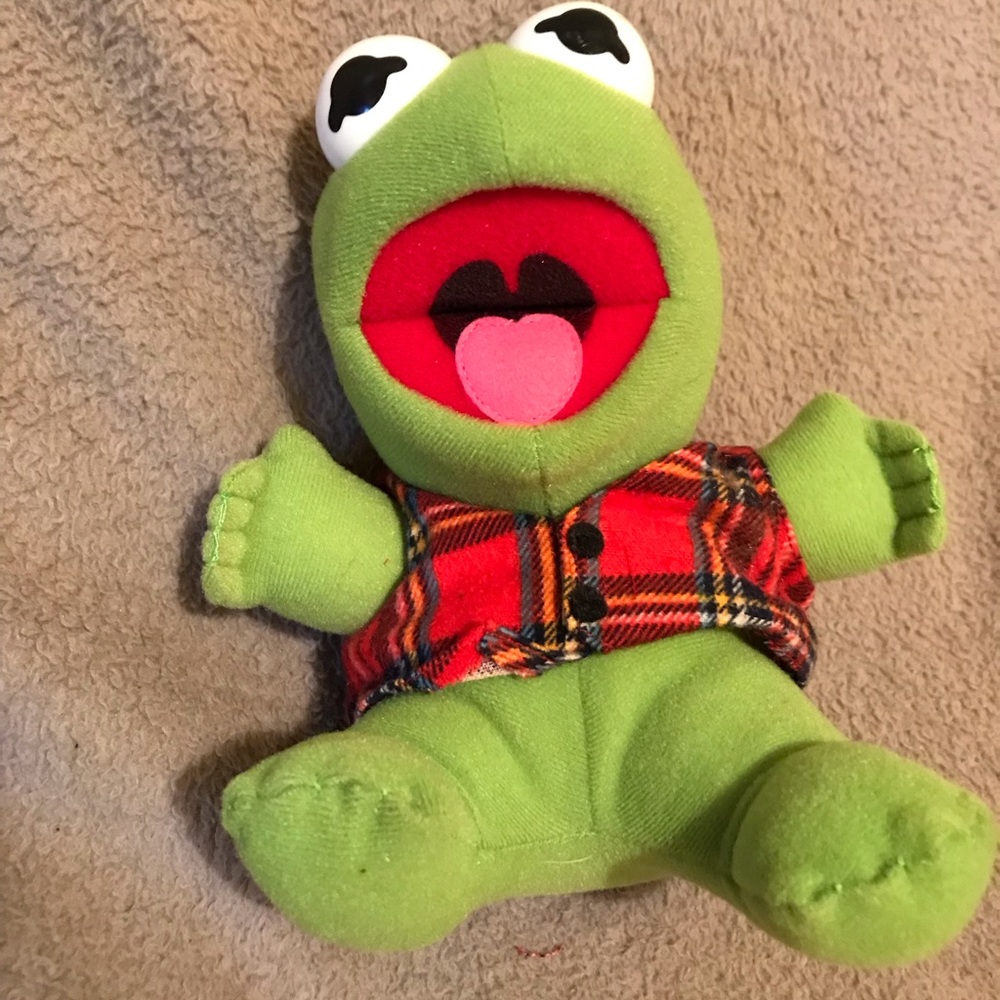 Vintage 1987 Kermit the Frog Baby Plush